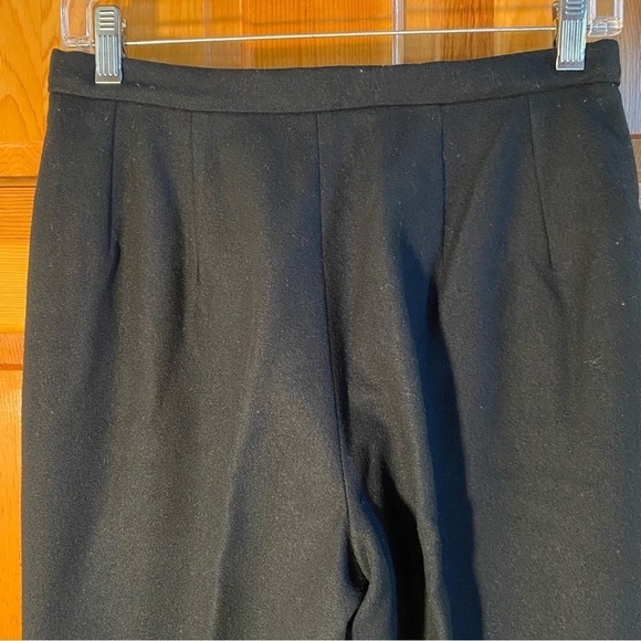 Vintage Pendleton Virgin Wool Trouser Pants High Rise Black Size 10 - Picture 7 of 10
